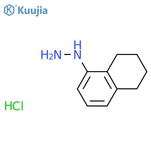 5,6,7,8-tetrahydronaphthalen-1-ylhydrazine hydrochloride structure