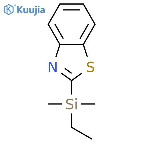 benzothiazole, 2-(ethyldimethylsilyl)- (9ci) structure