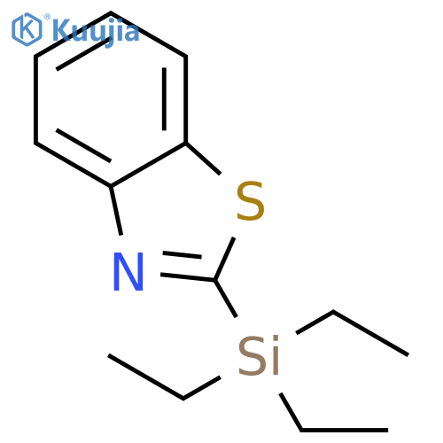Benzothiazole, 2-(triethylsilyl)- structure