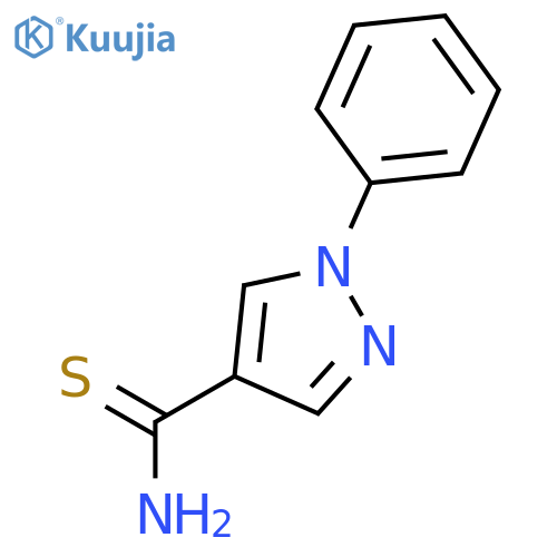 1-phenyl-1H-pyrazole-4-carbothioamide structure