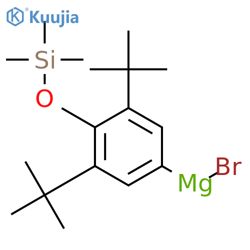 Magnesium,[3,5-bis(1,1-dimethylethyl)-4-[(trimethylsilyl)oxy]phenyl]bromo- structure