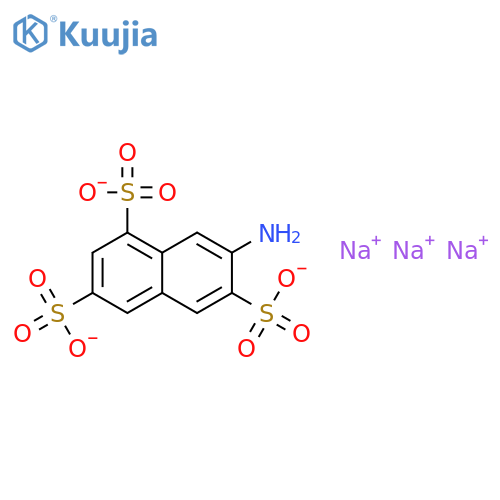 1,3,6-Naphthalenetrisulfonicacid, 7-amino-, sodium salt (1:3) structure