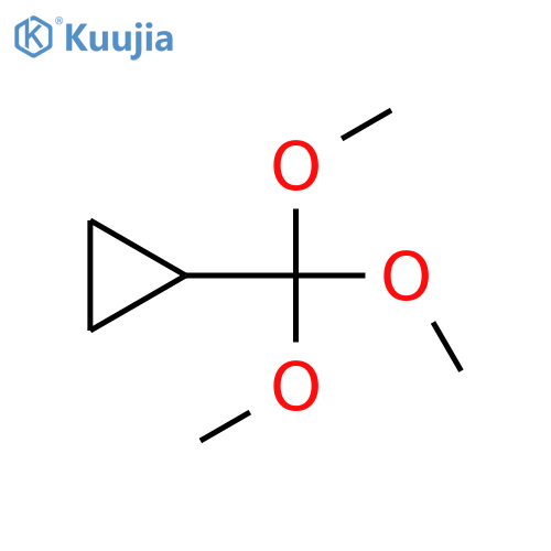 (Trimethoxymethyl)cyclopropane structure