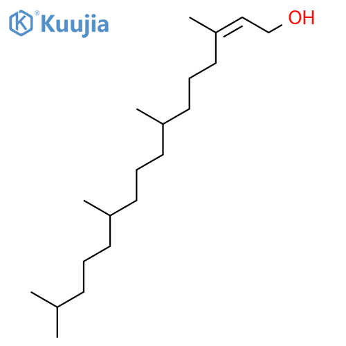 (2Z,7R,11R)-3,7,11,15-tetramethylhexadec-2-en-1-ol structure