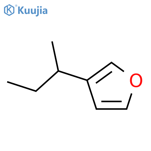 Furan, 3-(1-methylpropyl)- structure
