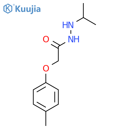 Acetic acid, (4-methylphenoxy)-, 2-(1-methylethyl)hydrazide structure