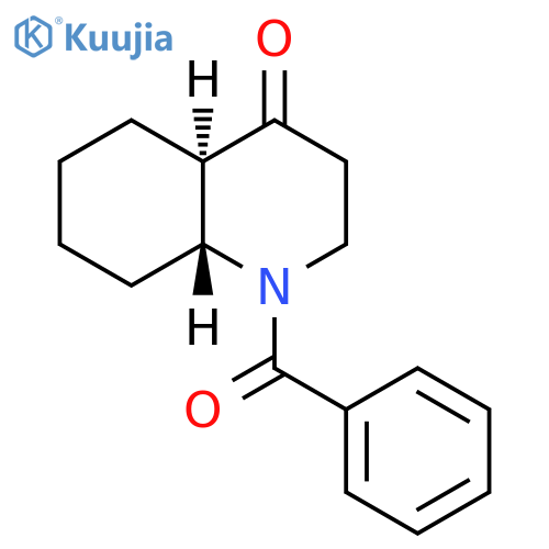 (4aR,8aR)-1-benzoyloctahydroquinolin-4(1H)-one structure