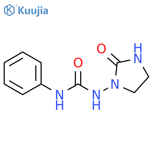 Urea, N-(2-oxo-1-imidazolidinyl)-N'-phenyl- structure