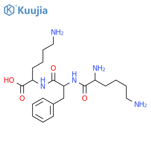 H-Lys-Phe-Lys-OH acetate salt structure