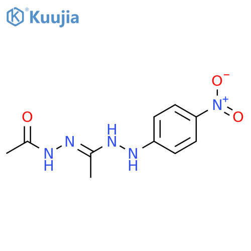 ACETIC ACID, [1-[2-(4-NITROPHENYL)HYDRAZINO]ETHYLIDENE]HYDRAZIDE structure