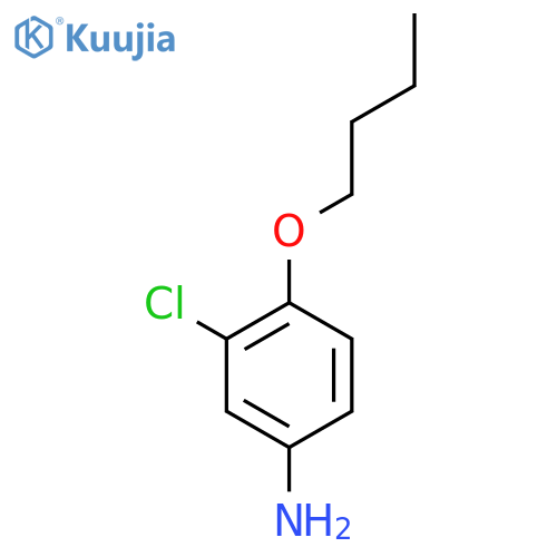 4-Butoxy-3-chloroaniline structure