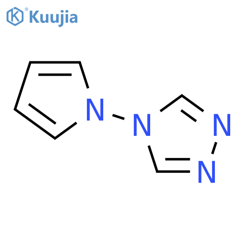 4H-1,2,4-Triazole, 4-(1H-pyrrol-1-yl)- structure