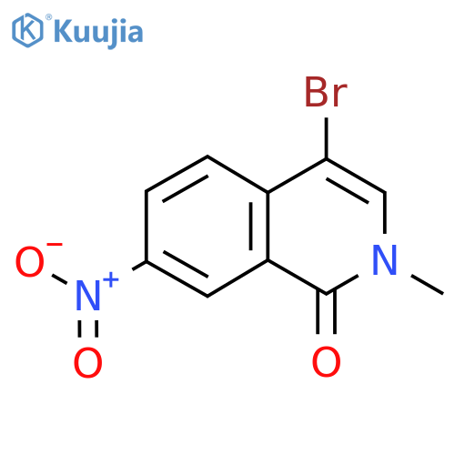 4-Bromo-2-methyl-7-nitro-1(2H)-isoquinolinone structure