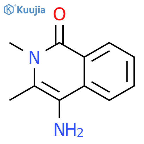 4-amino-2,3-dimethylisoquinolin-1(2H)-one structure
