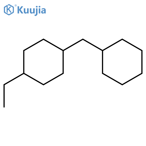 Cyclohexane,1-(cyclohexylmethyl)-4-ethyl-, trans- structure