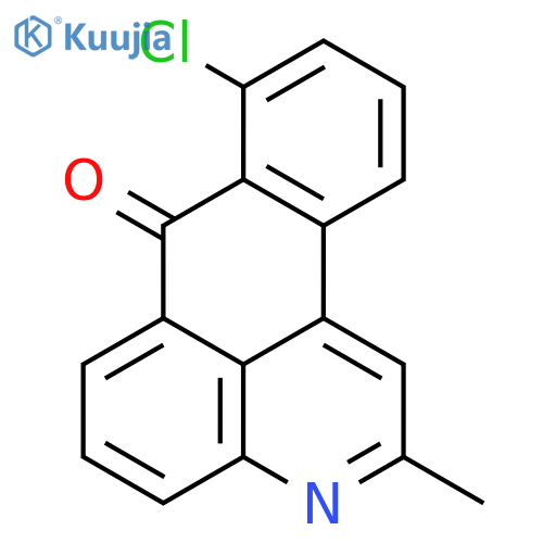 7H-NAPHTHO[1,2,3-DE]QUINOLIN-7-ONE, 8-CHLORO-2-METHYL- structure