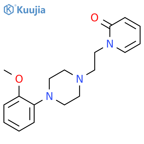 2(1H)-Pyridinone, 1-[2-[4-(2-methoxyphenyl)-1-piperazinyl]ethyl]- structure