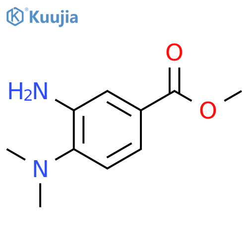 methyl 3-amino-4-(dimethylamino)benzoate structure