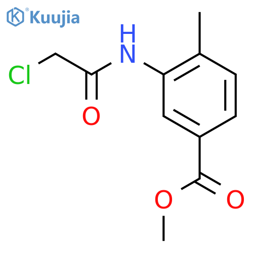 Methyl 3-(2-Chloroacetamido)-4-methylbenzoate structure