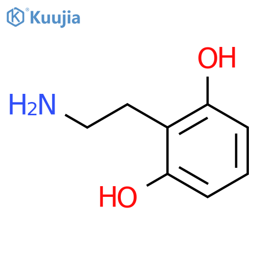 1,3-Benzenediol, 2-(2-aminoethyl)- structure