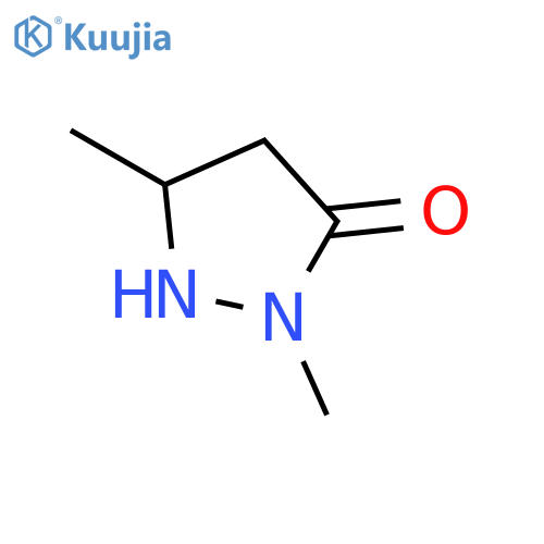 1,3-Dimethyl-5-pyrazolidone structure