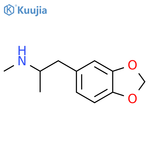 3,4-Methylenedioxymethamphetamine structure