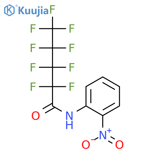 2,2,3,3,4,4,5,5,5-Nonafluoro-pentanoic acid (2-nitro-phenyl)-amide structure