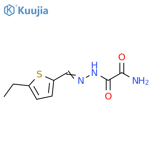 Acetic acid, aminooxo-, [(5-ethyl-2-thienyl)methylene]hydrazide (9CI) structure