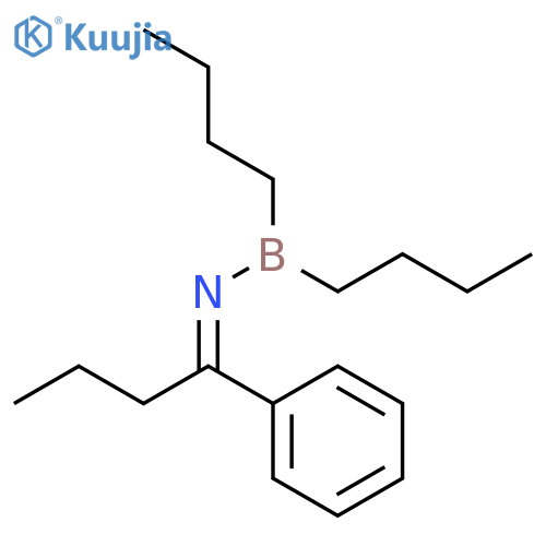 Boranamine, 1,1-dibutyl-N-(1-phenylbutylidene)- structure