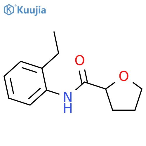 2-Furancarboxamide,N-(2-ethylphenyl)tetrahydro-(9CI) structure