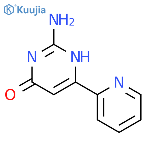 4(1H)-Pyrimidinone, 2-amino-6-(2-pyridinyl)- structure