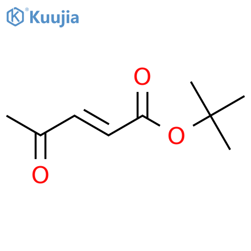 2-PENTENOIC ACID, 4-OXO-, 1,1-DIMETHYLETHYL ESTER, (2E)- structure