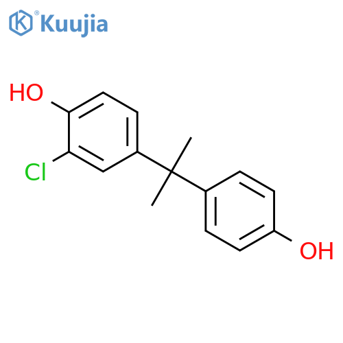 Phenol, chloro-4-[1-(4-hydroxyphenyl)-1-methylethyl]- structure