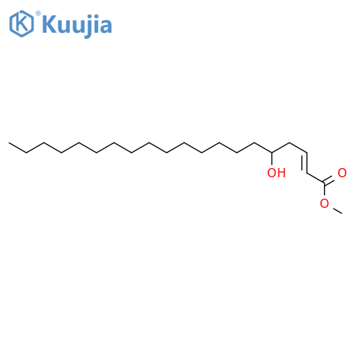 2-EICOSENOIC ACID, 5-HYDROXY-, METHYL ESTER, (2E)- structure