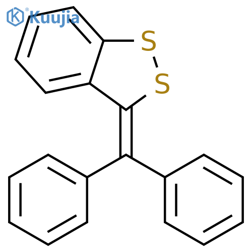 3H-1,2-BENZODITHIOLE, 3-(DIPHENYLMETHYLENE)- structure