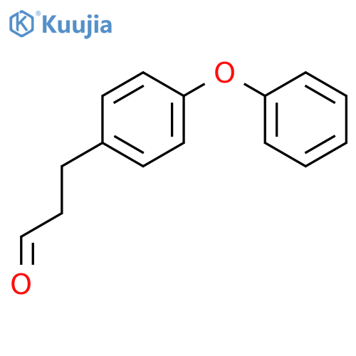 4-Phenoxybenzenepropanal structure