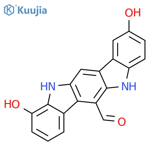 5,11-Dihydro-2,10-dihydroxyindolo3,2-bcarbazole-6-carboxaldehyde structure