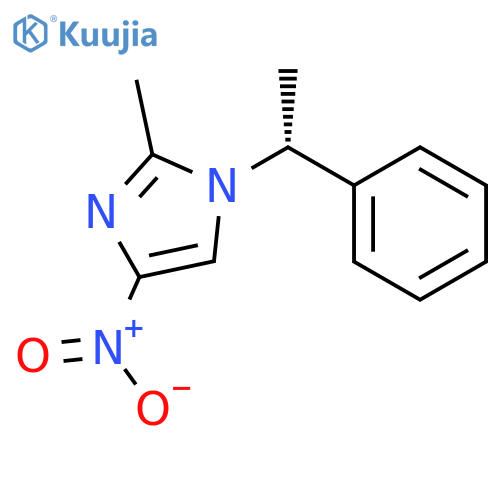 1H-IMIDAZOLE, 2-METHYL-4-NITRO-1-[(1R)-1-PHENYLETHYL]- structure