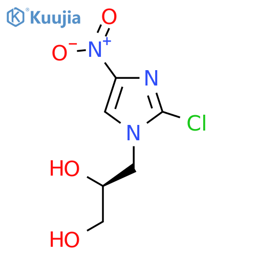 1,2-PROPANEDIOL, 3-(2-CHLORO-4-NITRO-1H-IMIDAZOL-1-YL)-, (2S)- structure