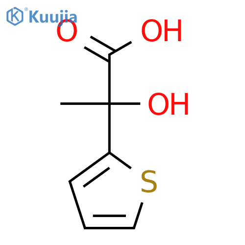 2-Hydroxy-2-(thien-2-yl)-propionic acid structure