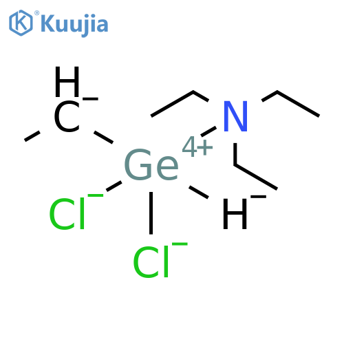 Germanium, dichloro(N,N-diethylethanamine)ethylhydro- structure