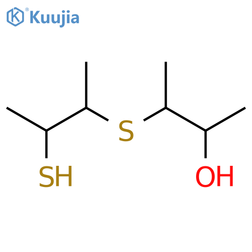 3-((2-Mercapto-1-methylpropyl)thio)-2-butanol structure