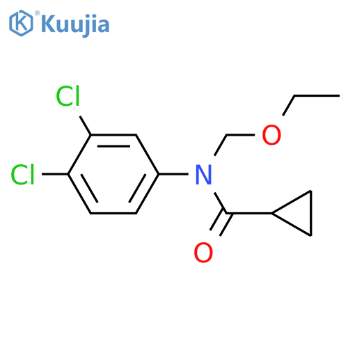 Cyclopropanecarboxamide, N-(3,4-dichlorophenyl)-N-(ethoxymethyl)- structure