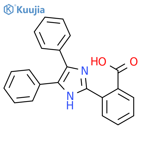 BENZOIC ACID, 2-(4,5-DIPHENYL-1H-IMIDAZOL-2-YL)- structure