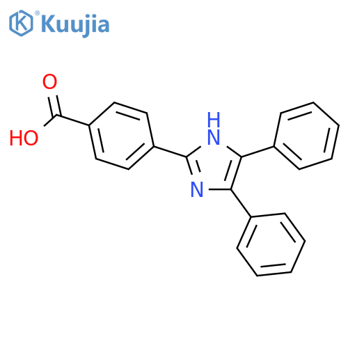 4-(4,5-Diphenyl-1H-imidazol-2-yl)benzoic acid structure
