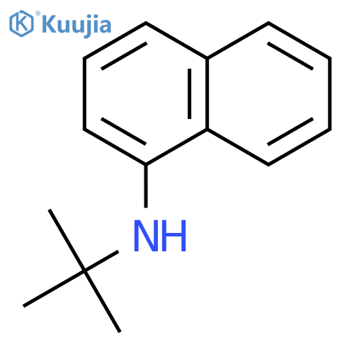 1-NAPHTHALENAMINE, N-(1,1-DIMETHYLETHYL)- structure