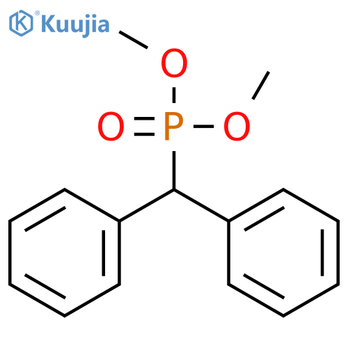 Phosphonic acid, (diphenylmethyl)-, dimethyl ester structure