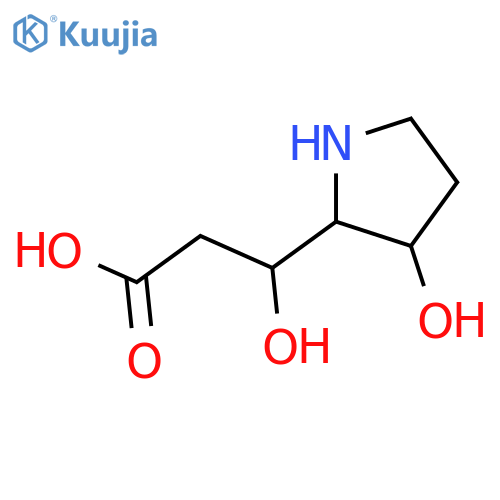 2-Pyrrolidinepropanoic acid, β,3-dihydroxy-, (βS,2S,3R)- structure