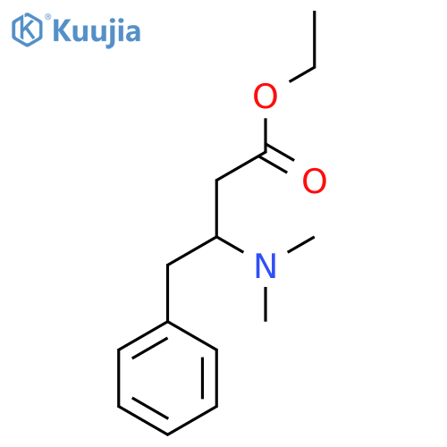 Benzenebutanoic acid, beta-(dimethylamino)-, ethyl ester structure