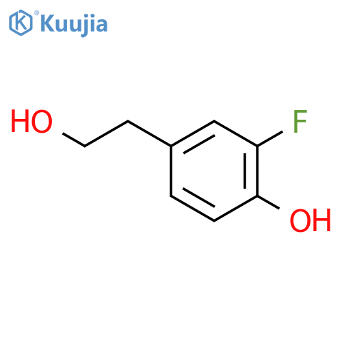 2-fluoro-4-(2-hydroxyethyl)phenol structure